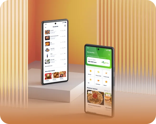 LaMenu - Restoronlarni avtomatlashtirib beruvchi loyiha (Mobile app) by Mazmoon Group